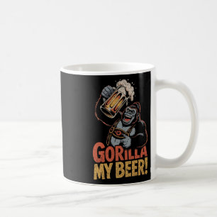 Café Gorilla My Beer Engraçado Ape Caneca de cerveja Pa