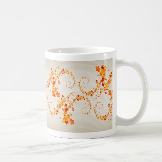 Café Gráfico de Ação de Graças 1 Caneca (Direita)