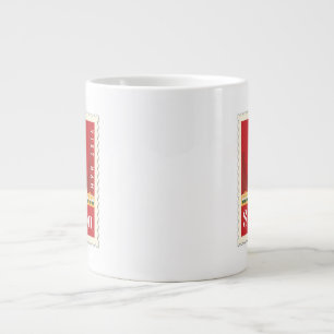 Café Grande A caneca com selo vietnamita de Saigón