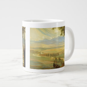 Café Grande A caneca de arte "Avila Morning" de Rivera