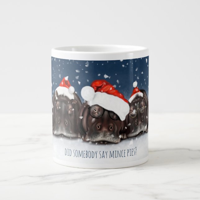 Café Grande Alguém Disse Que O Mince Pega A Caneca De Natal? (Frente)