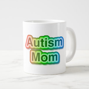 Café Grande Autismo Mãe, caneca de presente Jumbo