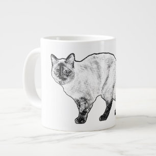 Café Grande Bigodes da Manhã, Caneca de Gato Curioso