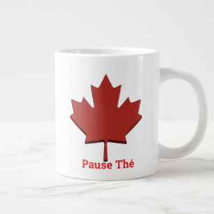 Café Grande Canadá Bilingue Caneca de Acampamento de Esmalte F