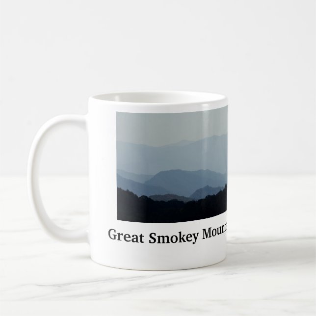 Café Grande caneca das montanhas de Smokey (Esquerda)