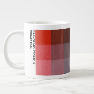 Café Grande Caneca de 20 oz Laranja Molibdato x Cobalto Verde-