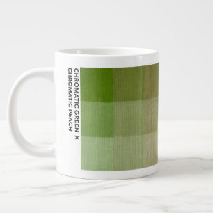 Café Grande Caneca de 570ml Chromatic Green x Chromatic Peach