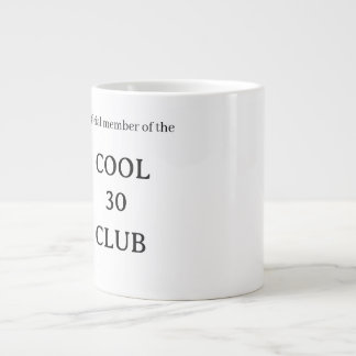 Café Grande caneca de aniversário personalizável