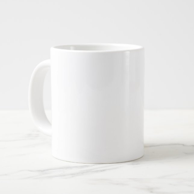 Café Grande Caneca de Arte de Volta às Trilhas (Frente Esquerda)