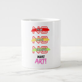 Café Grande caneca de arte faça