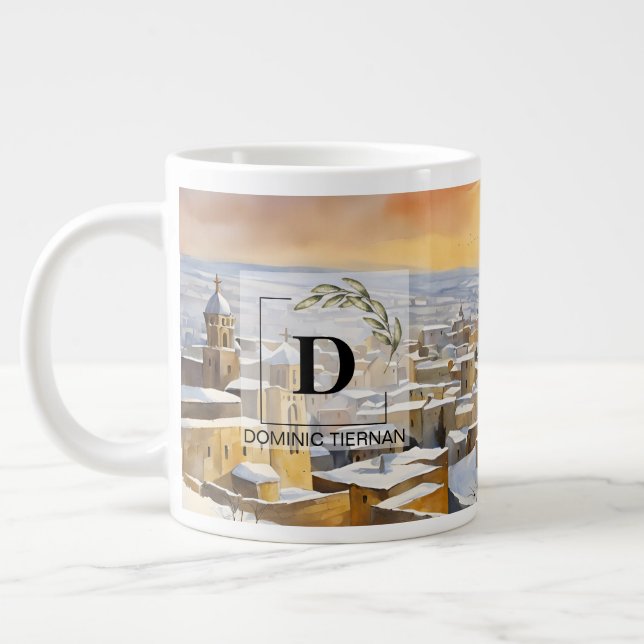 Café Grande Caneca de Belém na Neve – Presente da Terra Santa (Esquerda)