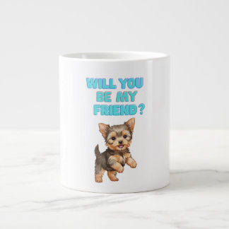Café Grande Caneca de Cachorro Fofo