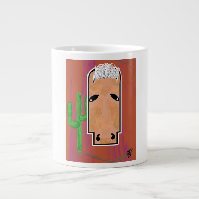Café Grande Caneca de Cavalo Bonita (Frente)