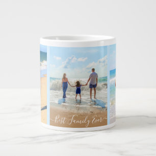 Café Grande Caneca de Colagem de Fotos da Sua Família - Melhor