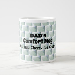 Café Grande Caneca de Conforto do Papai com Humor Personalizad