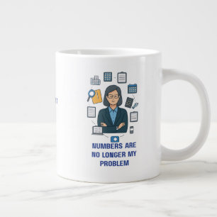 Café Grande Caneca de Contador Aposentado – Presente Divertido