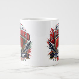 Café Grande Caneca de Dia de Jogo da Equipe Marrocos 2026 Fã d
