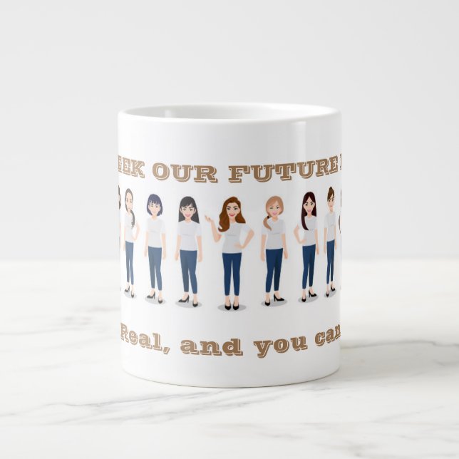 Café Grande Caneca de Especialidade (Esposas Irmãs) (Frente)