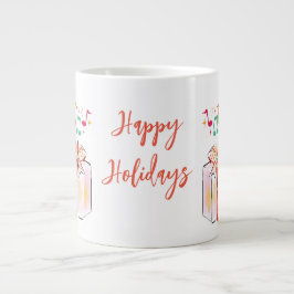 Café Grande caneca de feriado