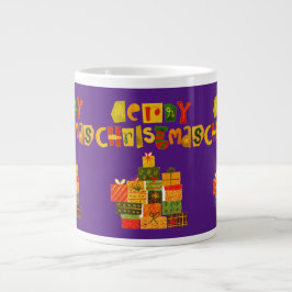 Café Grande caneca de férias