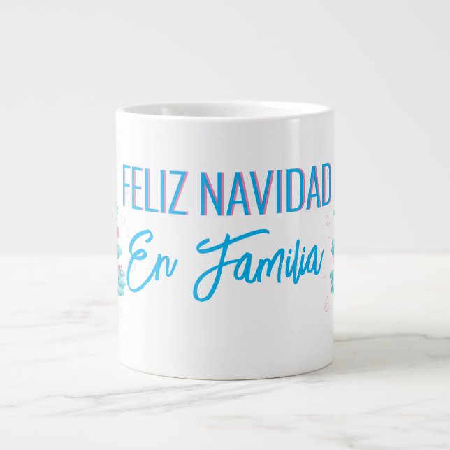 Café Grande caneca de férias (Frente)