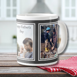 Café Grande Caneca de Foto do Melhor Pai de Todos os Tempos Mo