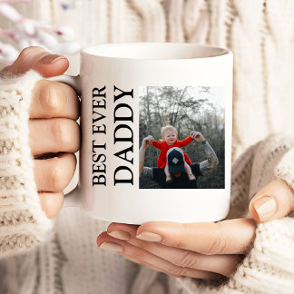 Café Grande Caneca de Foto do Melhor Papai do Mundo, Personali