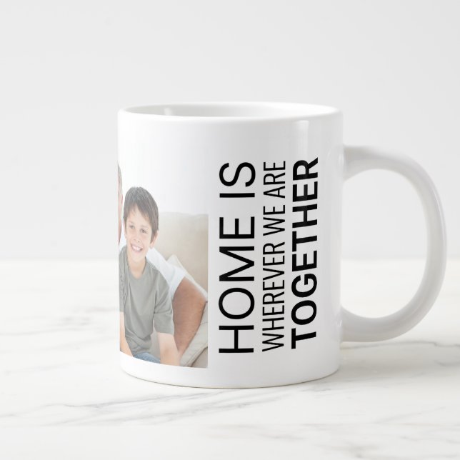 Café Grande Caneca de Foto Moderna (Direita)
