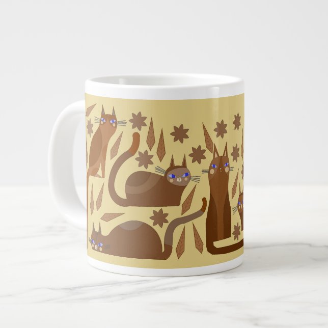 CAFÉ GRANDE CANECA DE GATO (Frente Esquerda)