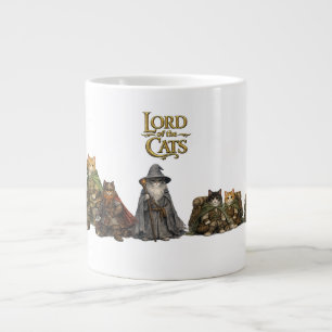 Café Grande Caneca de Gatos de Fantasia Épica