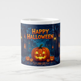 Café Grande Caneca de Halloween 'Trick or Treat'
