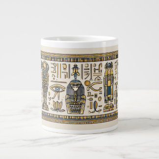 Café Grande Caneca de Hieróglifo Egípcio | Faraônico