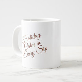 Café Grande Caneca de Inverno Calmo – Design Minimalista Aconc