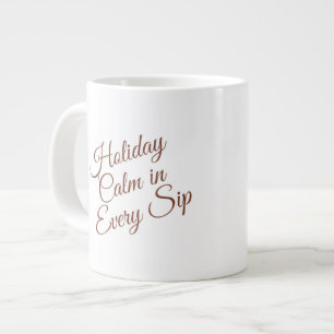 Café Grande Caneca de Inverno Calmo – Design Minimalista Aconc