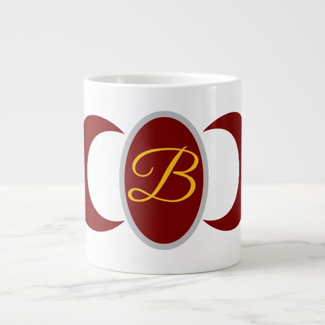 Café Grande Caneca de Letra (Frente)