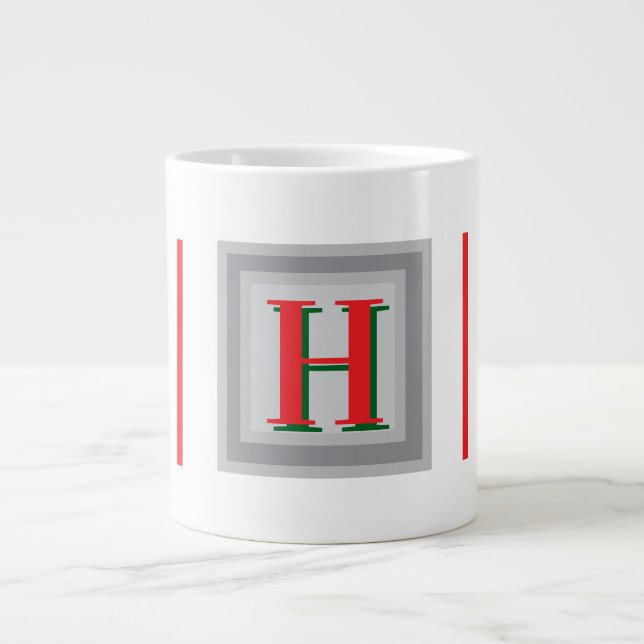 Café Grande Caneca de Letras Especiais (Frente)