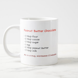 Café Grande Caneca de Micro-ondas, Receita de Bolo de Chocolat