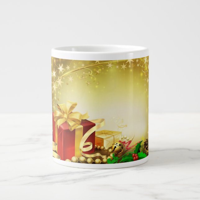 Café Grande caneca de Natal (Frente)