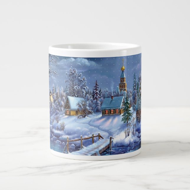 Café Grande caneca de Natal (Frente)