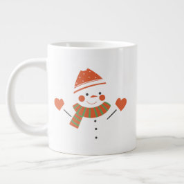 Café Grande Caneca de Natal com Azevinho – Cacau de Férias Eve