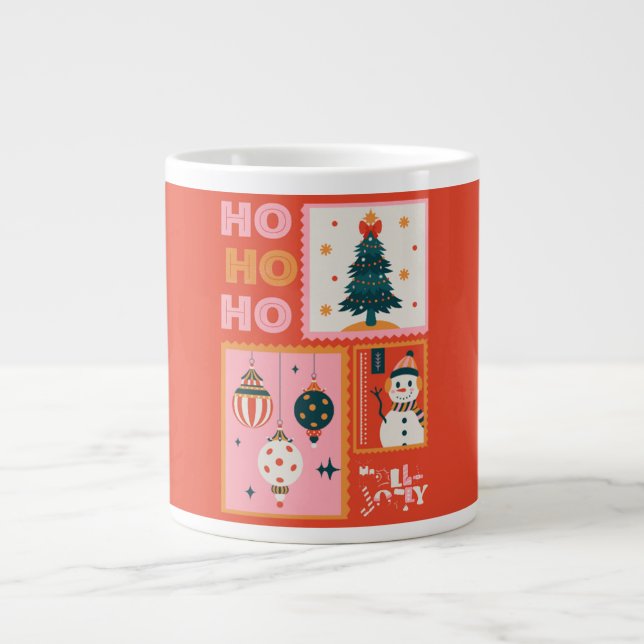 Café Grande Caneca de Natal inspirada 2025 (Frente)