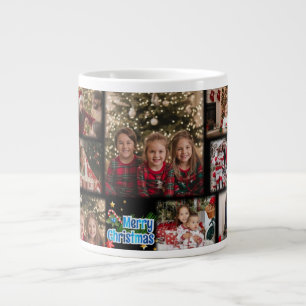 Café Grande Caneca de Natal Personalizada para Família