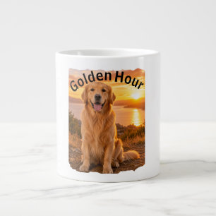 Café Grande Caneca de Praia da Hora Dourada