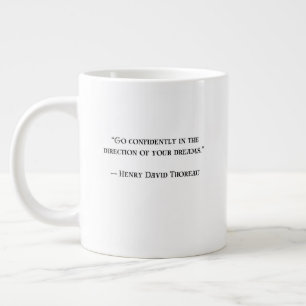Café Grande Caneca de Presente com Citação Motivacional Inspir