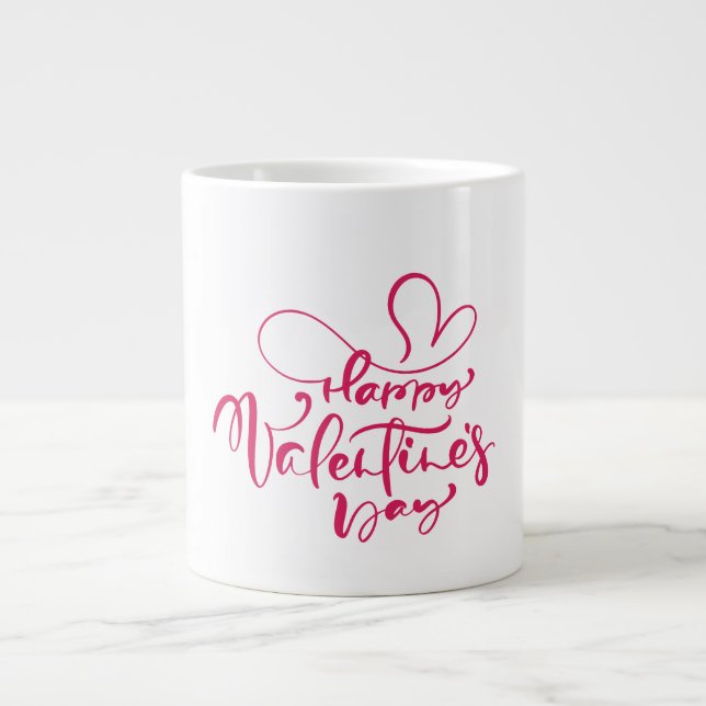 Café Grande Caneca de presente de dia de São Valentim (Frente)