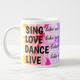Café Grande Caneca de Presente de Início Fresco Motivacional P