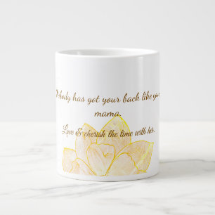 Café Grande Caneca de Presente do Dia das Mães de Botânica Ele