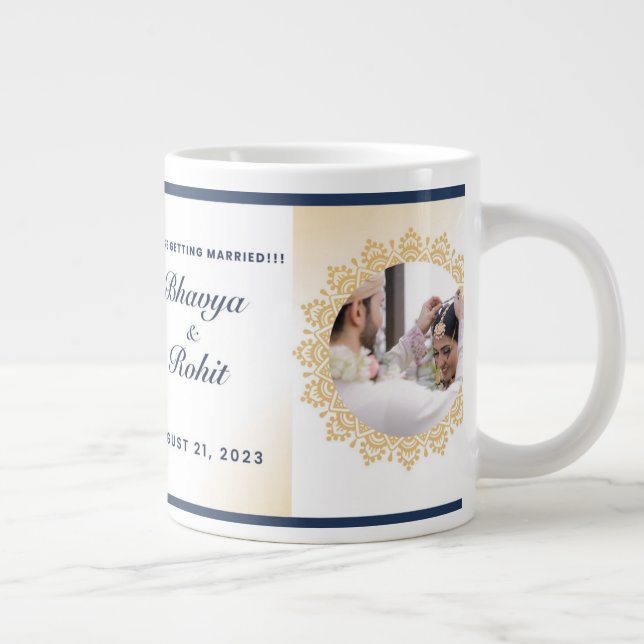 Café Grande Caneca de presentes para padrinhos (Direita)