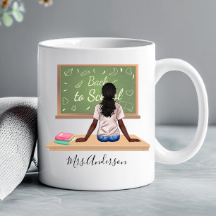 Café Grande Caneca de Professor Quadro Negro Volta às Aulas Pr