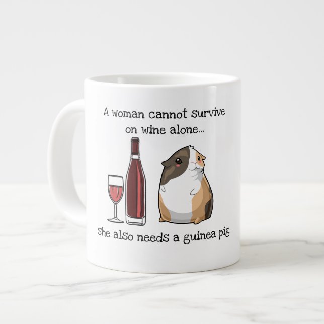 Café Grande Caneca de Suínos e Vinho (Frente Esquerda)